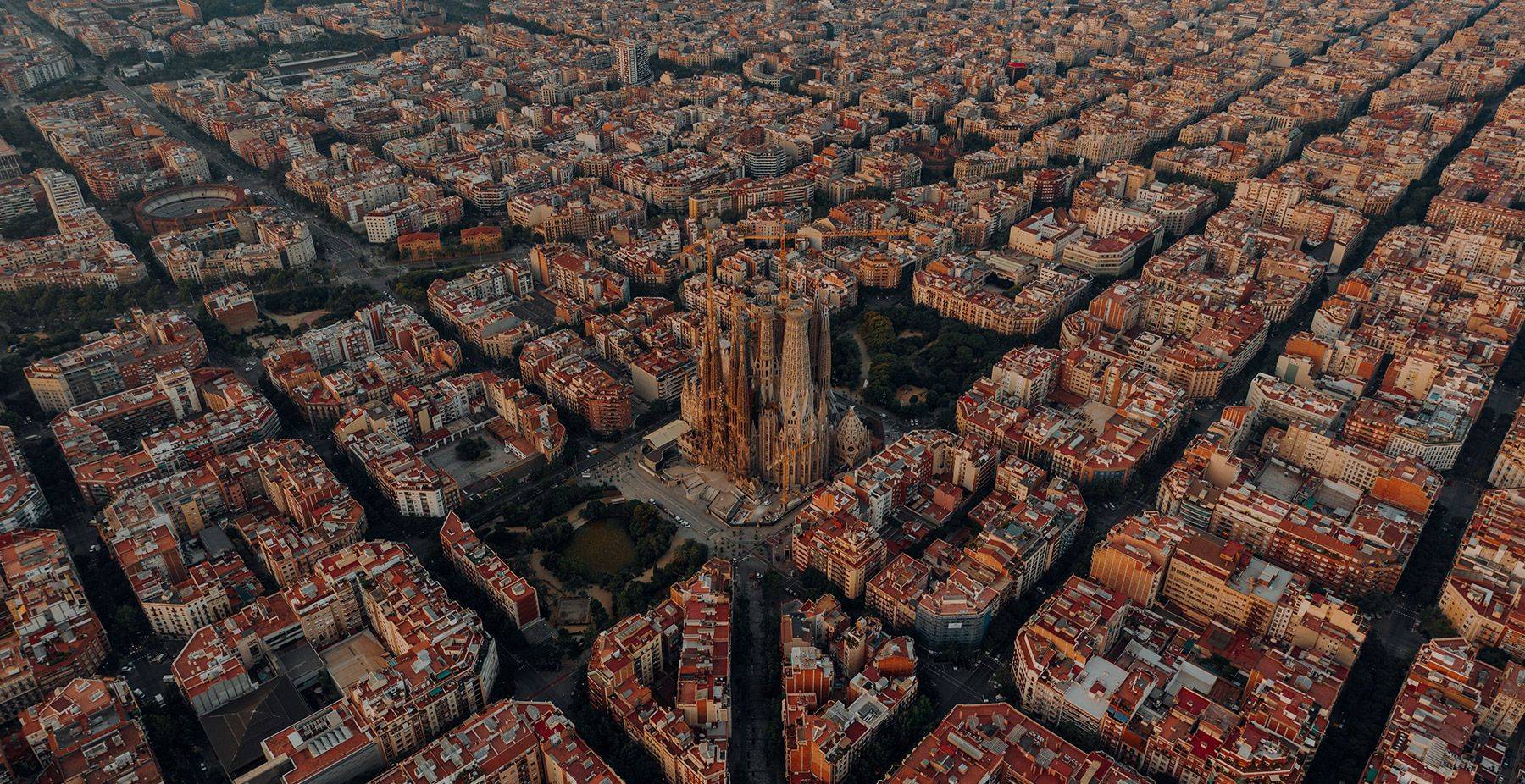 vista aerea de barcelona